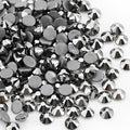Jollin Hotfix Rhinestones Flatback Crystal Gems 6.4mm SS30, Jet Hematite | 288pcs Hot Fix Crystals Glass Rhinestones for Bedazzling, Crafting, Clothes, Shoes & Accessories DIY Decoration by Jollin