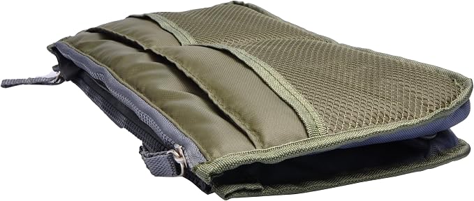 Vercord Purse Organizer Insert for Handbags Bag Organizers Inside Tote Pocketbook Women Nurse Nylon 13 Pockets Army Green Small - Image 4
