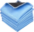 Eco-Fused Microfiber Cleaning Cloths - 5 Pack - Double-Sided Cleaning Cloths - Microfiber and Suede Cloth for Smartphones, LCD TV, Tablets, Laptop Screens, Camera Lenses and Delicate Surfaces by Eco-Fused