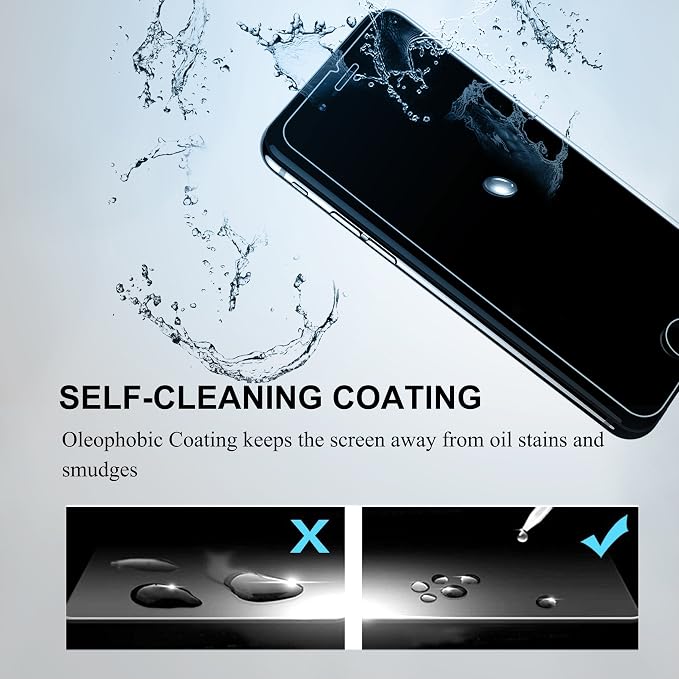 Ailun 3 Pack Screen Protector for Apple iPhone 8,7,6s,6, 4.7 Inch | 2.5D Edge, Tempered Glass, Case Friendly - Image 8