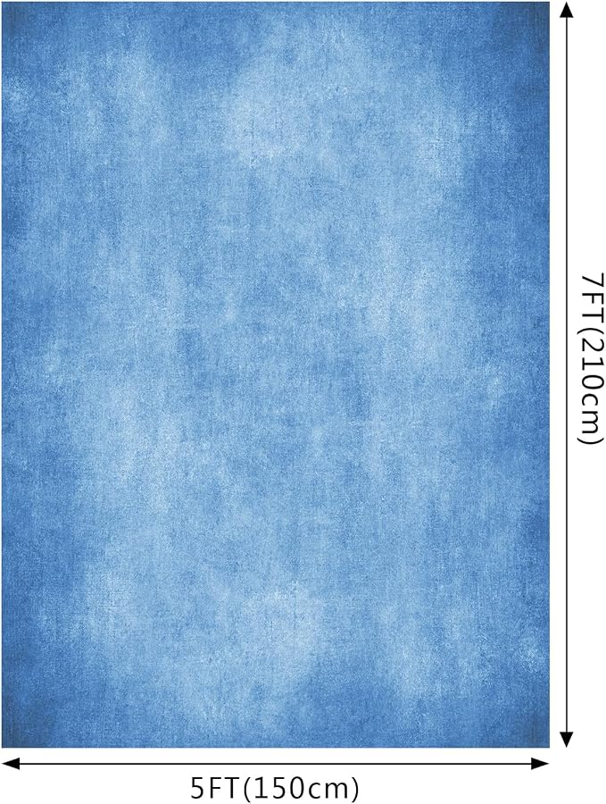 Light Blue Photo Backdrop Abstract Texture Photography Background 5x7ft | Creative Background Photography Studio Shooting Canvas Professional Portrait - Image 2