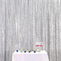 Poise3EHome 5FT x 7FT Silver Sequin Photography Backdrop Curtain for Party Decoration, Silver by Poise3EHome