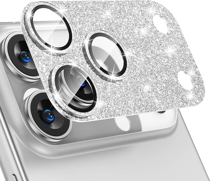 Tensea for iPhone 17 Pro Max Camera Lens Protector Bling | Metal Aluminum Alloy Tempered Glass Cover Camera Screen Protector Accessories, Case Friendly by Tensea