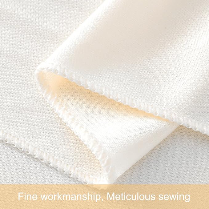8 Panels Champagne Backdrop Curtains for Wedding Party Wrinkle Free Backdrops Curtain Drapes Fabric Decorations Photo Back Drop Cloth for Baby Shower Photography Stage Reception 40ft(W) x 12ft(H) - Image 9