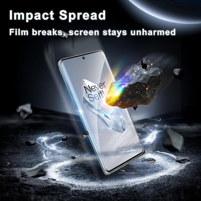 2+2 Pack for OnePlus 12 Screen Protector and Camera Protectors, Fingerprint Unlock, Anti-Scratch, Case Friendly, Bubble-Free, 9H Hardness Clear Glass Screen Protector for OnePlus 12 5G - Image 3