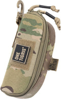 ONETIGRIS Hard Shell Sunglasses Case MOLLE Tactical Eyeglasses Pouch | Fits Most Regular Glasses, 1000D Nylon Glasses Case, Shockproof & Crush-Proof PP Liner, Inner Pocket, Two Way Zipper by OneTigris