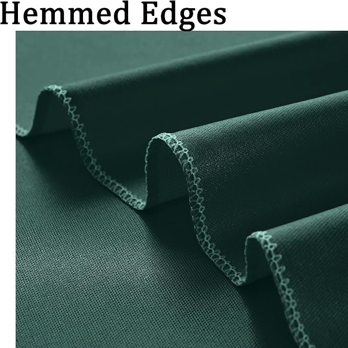 20ft x 10ft Wrinkle Free Hunter Green Backdrop Curtains for Parties, 4 Panels 5x10ft Polyester Green Photo Backdrop Drapes for Wedding Party Jungle Birthday Photography Background - Image 4