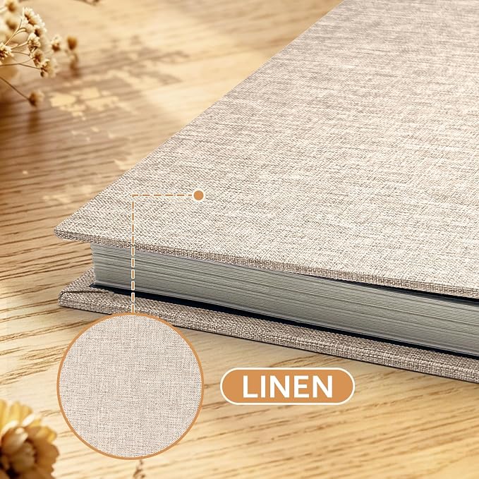 Large Photo Album Self Adhesive Scrapbook Album for 4x6 5x7 8x10 Pictures DIY Photo Book as Scrapbooking Supplies Kits, Birthday Gifts for Women Mom Wedding Baby Family Travel - Image 4