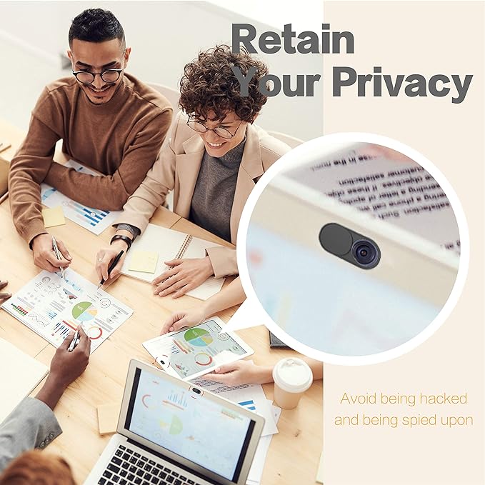 imluckies 3 Pack Webcam Cover Slide, 0.023 inch Ultra-Thin Metal Camera Cover for Laptop Computer, MacBook Pro/Air iMac iPad Tablet iPhone 8/7/6 Plus, Echo Show/Spot Web Camera Privacy Covers - Image 5