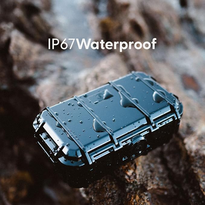Evergreen Dry Box Tech Organizer – For Camera, Cables, Hard Drives, Memory Cards, Keys, Compatible with GoPro, Airtags (Medium, PROFoam, Clear) - Image 3