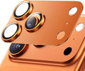 Hoerrye for iPhone 17 Pro Camera Lens Protector - 12FT Shatterproof | Military Grade Protection, Strong Adsorption, 9H+ Tempered Glass Camera Screen, Full Protective Cover, Case Friendly, Orange by Hoerrye