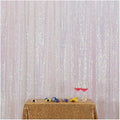 Poise3EHome 5FT x 7FT Iridescent Sequin Photography Backdrop Curtain for Party Decoration by Poise3EHome