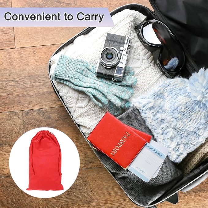 M METERXITY Ski Goggle Bag, Soft Microfiber Pouch Protective Storage Bags Case with Drawstring for Snow Goggles/Camera Lenses - Image 5