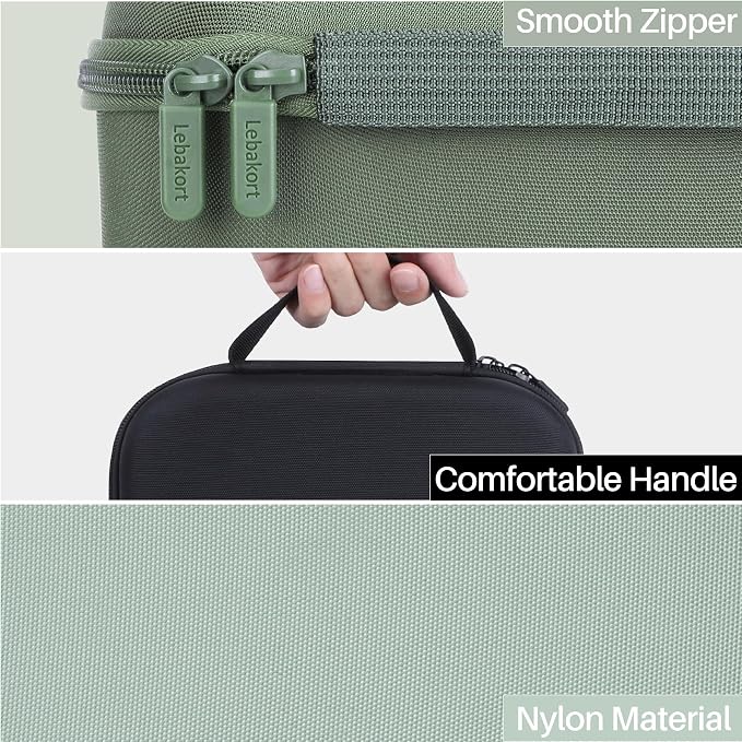 Lebakort Storage Case Compatible with Fujifilm INSTAX Wide 400 / Wide 300 Instant Camera (Sage Green Case) - Image 5