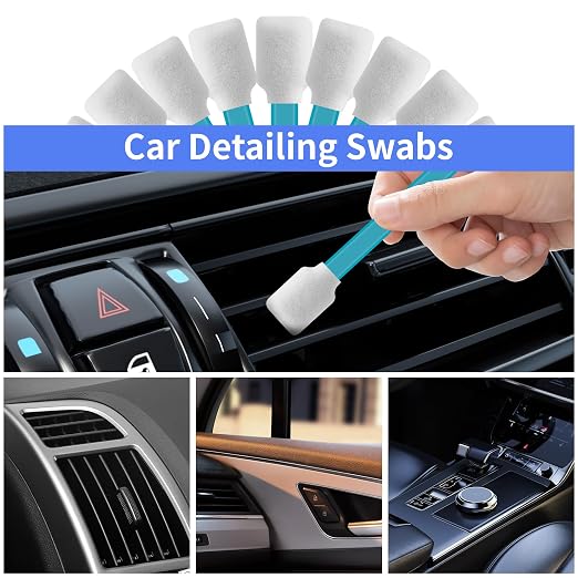 100 Pcs Professional Square Foam Cleaning Swabs – Dust-Free, Lint-Free Foam Swab Sticks for Printer Head Cleaning, Electronics, Car Detailing, Optical Equipment, and Precision Instruments - Image 4