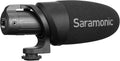 Saramonic CamMic+ | AA-Powered Shotgun Mic for DSLR, Mirrorless, Video Cams, Smartphones & Tablets | Shockmount, TRS Cable, The output cable of the, Video Cams, Windscreen for Protection from Weather and Dust, Mirrorless by Saramonic