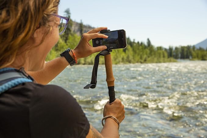Cascade Mountain Tech Trekking Poles - Carbon Fiber Monopod Walking or Hiking Sticks with with Accessories Mount and Adjustable Quick Locks - Image 8