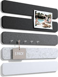 Fluxynara 13" x 2" Felt Wall Panels, Concrete Echo | 5-Pack Includes 35 Push Pins and Adhesive Tabs for Photos, Notes and Decor in Bedroom Doors, Home Office or Studios by FLUXYNARA