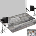 Kate Gray Plank Photography Floor Mat Rubber Photo Studio Floor Backdrop | Natural Timber Wooden Planks Non-Slip Floor Drop For Rustic Newborn, Kids, Portrait, Food, Crafts, Product Photography 8x5ft by KateBackdropforPhotography