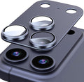 Suoman for iPhone 17 Pro Camera Lens Protector-Dark Blue | [All-in-one Frosted] [Strong-Adhesion] Metal Frame Tempered Glass Camera Lens Cover by Suoman