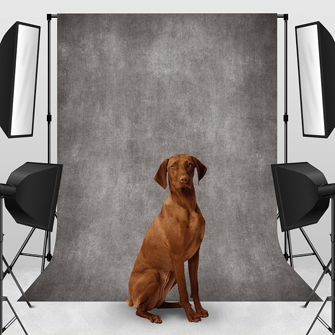 Gray Photo Backdrop Studio Abstract Texture Photography Background 8x10ft | Creative Background Photography Studio Shooting Canvas Professional Portrait - Image 3