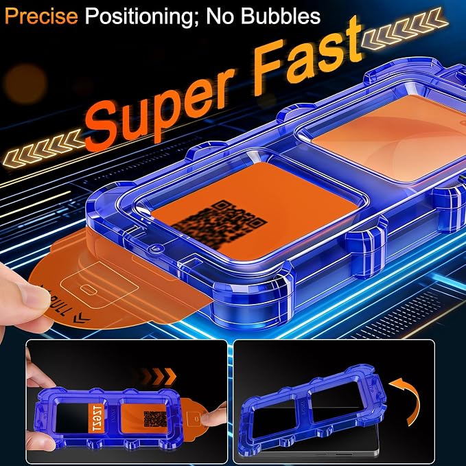 TZGZT 3 Pack Screen Protectors for Samsung Galaxy S26 Ultra,Tempered Glass | 9H+ Hardness, Military Grade Shatterproof, HD, Easy Installation, Bubble Free, Case Friendly,Include Camera Lens Protectors - Image 3