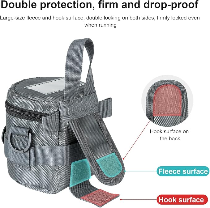 FOMITO Water-Resistant Camera Lens Pouch Bag - Shockproof Protective Case 3.94"x4.33" - Image 6
