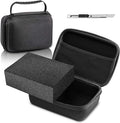 Relaxweex Hard Case with Foam, 7.1 X 4.7 X 3.1 Inch, Black | EVA Waterproof Shockproof Case, Customizable Foam for Camera Electronics Instruments, Digital Products, with Knife by Relaxweex