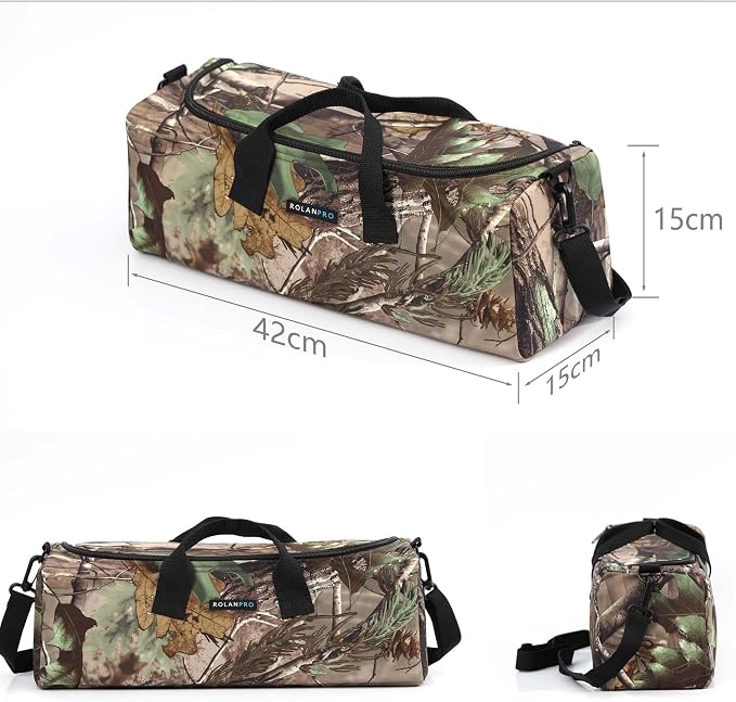 Rolanpro Telephoto Lens Camera Bag for Nikon 180-600mm/600mm F6.3, Camera Lens Pouch Case for Sony 200-600mm,for Canon 200-800 etc(Jungle) - Image 3