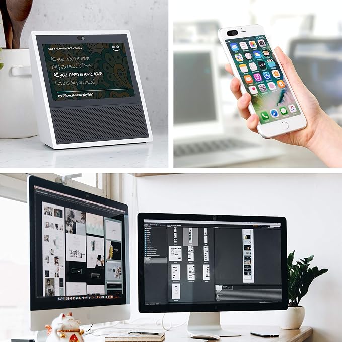 imluckies Metal Webcam Cover Slide, 0.023 inch Camera Cover for Laptop Computer MacBook Pro/Air iMac iPad Tablet iPhone 8/7 Plus, Echo Show/Spot Web Camera Blocker Privacy Protector [1 Black+1 White] - Image 3