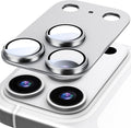 Suoman for iPhone 17 Pro Max Camera Lens Protector -Grey | [All-in-one Frosted] [Strong-Adhesion] Metal Frame Tempered Glass Camera Lens Cover by Suoman