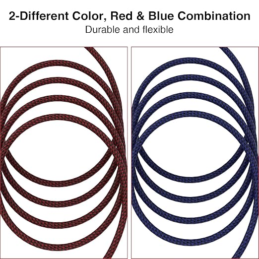 XLR Female to 1/4 Inch Cable 25ft 2Pack, Nylon Braided Microphone Cable 6.35mm TRS to XLR Female Balanced Cable Compatible with Shotgun Microphone, Recording Studios and More - Image 4