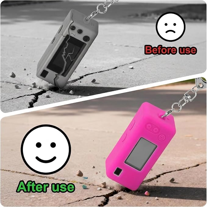 Silicone Case for Kodak CHARMERA Millennium Keychain Mini Digicam Blind Box | Soft Keychain Camera Sleeve, Precise Cutouts, Case-On Charging & SD Card Access, For Collectors & Daily Carry, Magenta - Image 4