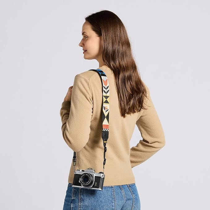 Nocs Provisions NocLoc Woven Tapestry Strap, Binocular & Camera Carry Accessory for All‑Day Comfort Hold - Flora - Image 7