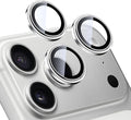 Camera Lens Protector for iPhone 17 Pro & 17 Pro Max, Silver | AR+AF, 9H Tempered Glass, Individual Metal Ring, Anti Glare, Fall Protection, Camera Screen Cover by TENOC