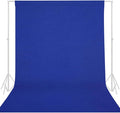 GFCC 6FTx9FT Royal Blue Backdrop Background for Photography Photoshoot | Non-Reflective, Polyester Curtain, Easy Hang, Multipurpose Screen for Studio Photo Booth, Video Recording, Portrait, Party by GFCC