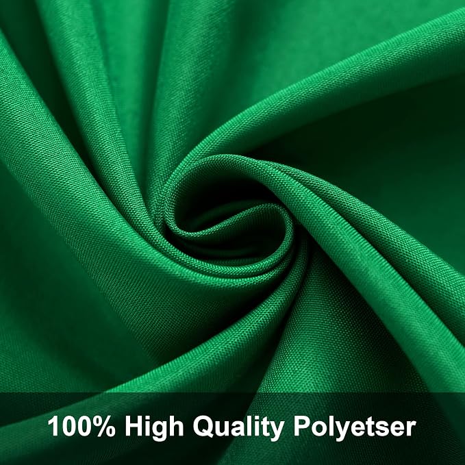 Joccun 8X10FT Green Backdrop Background for Photography,Polyester Backdrop Curtain Background Screen for Photography,Photoshoot,Video Recording,Studio(8X10ft,Green) - Image 3