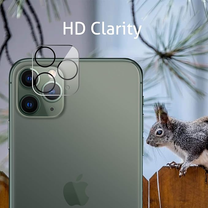 Ailun Screen Protector+Camera Lens Protector for iPhone 11 Pro Max | 2+2 Pack, 6.5 inch, Tempered Glass Film, HD - Image 3