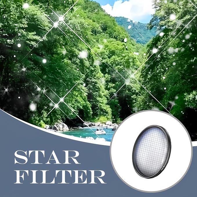 2-in-1 Magnetic CPL & Star Filter Lens, New Magnetic Cellphone Lens 52mm Universal Phone Lens CPL Polarizer Filter, Magnetic Lens Filter for Phones Improve Shooting Effects (Polarized Len 1Pcs) - Image 5