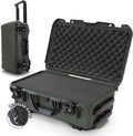 NANUK 935 Hard Case with Cubed Foam for Camera & Lenses – Waterproof Protective Equipment Case with Wheels, 22” x 14” x 9” – Dustproof and Impact Resistant, Carry-On Approved for Most Airlines – Olive | 22” x 14” x 9”, Protects Photography Equipment, E... by NANUK