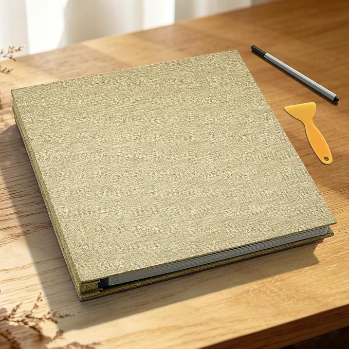 Large Photo Album Self Adhesive Scrapbook Album for 4x6 5x7 8x10 Pictures DIY Photo Book as Scrapbooking Supplies Kits, Birthday Gifts for Women Mom Wedding Baby Family Travel - Image 6