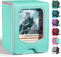 Fabmaker Deck Box Compatible with MTG Commander,Comman-der Deck Box Storage | Trading Card Storage Box with Comman-der, Fits 100 Double-Sleeved Cards, Card Box Compatible with Magic the Gathering by Fabmaker