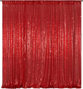 Poise3EHome Red Sequin Backdrop, 20Ft x 10Ft Glitter Photography Background Curtains for Party Baby Shower Wedding Birthday Christmas Thanksgiving Halloween Decoration by Poise3EHome