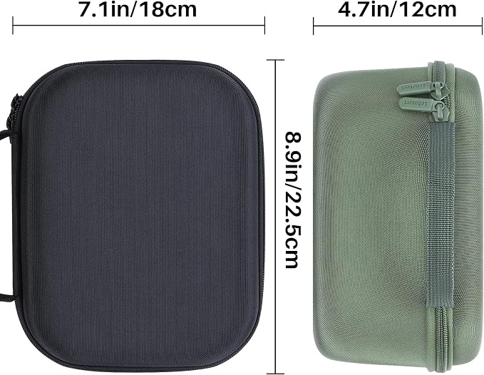 Lebakort Storage Case Compatible with Fujifilm INSTAX Wide 400 / Wide 300 Instant Camera (Sage Green Case) - Image 8