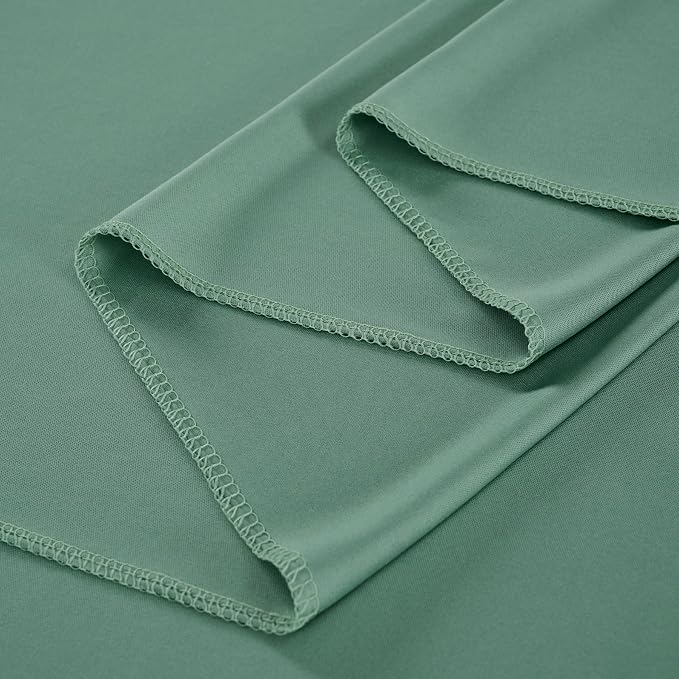 10 ft x 40 ft Sage Green Backdrop Curtains for Parties, Wrinkle Free Sage Green Photography Backdrop Drapes for Wedding Boys Birthday Baby Shower Bridal Shower Party - Image 3