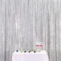 Poise3EHome Silver Sequin Backdrop Curtain, 10Ft x 10Ft Silver Glitter Backdrop Curtains, Sequence Xmas Thanksgiving Backdrop Drapes for Wedding Party Festival Decor by Poise3EHome