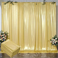 Outpain Thick 40 ft x 10 ft Gold Sequin Backdrop Curtain for Parties, Wrinkle Free Glitter Photo Backdrop Drapes 8 Panels 5x10ft Gold Back Drop Cloth for Wedding Christmas Photography Background by Outpain