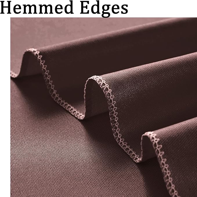 20ft x 10ft Wrinkle Free Brown Backdrop Curtains for Parties, 4 Panels 5x10ft Thick Polyester Photo Backdrop Drapes for Weddings Birthday Party Photography Background - Image 4
