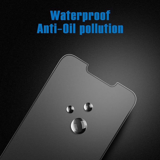 Mothca 2 Pack Matte Glass Screen Protector for iPhone 14 with 2 Pack Camera Lens Protector, Anti-Glare & Anti-Fingerprint Tempered Glass Clear Film - Image 5