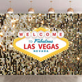6x6FT Fabulous Casino Poker Movie Themed Photo Background Welcome to Las Vegas Party Photography Backdrops Vintage Costume Dress-up Baby Shower Banner Birthday Prom Ceremony Supplies Props Vinyl by Fanghui